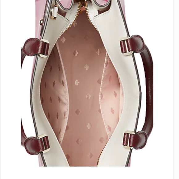 Kate Spade Color Block Pink Multi Color Handbag with wallet - Picture 3 of 10